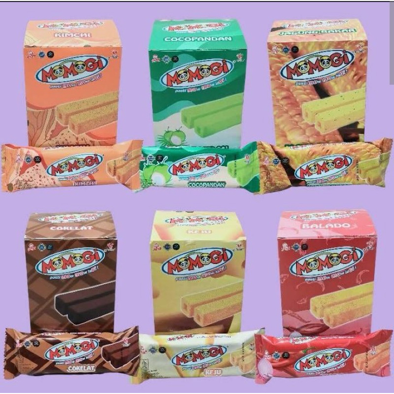 

MOMOGI 1box isi 10pcs COKELAT / JAGUNG / KIMCI / COCOPANDAN / KEJU / BALADO