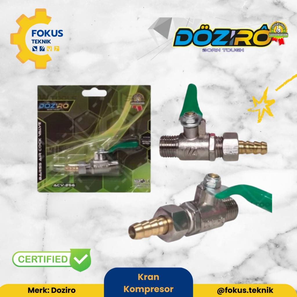 DOZIRO Stop Kran Angin Kompresor - Air Cock