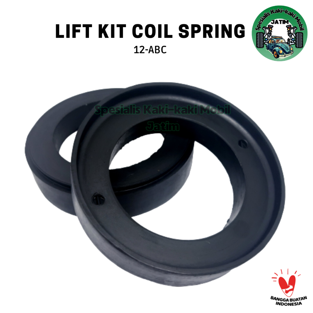 Lift Kit Karet Bantalan Peninggi Ganjalan Tatakan Per Keong Honda Jazz Brio Depan