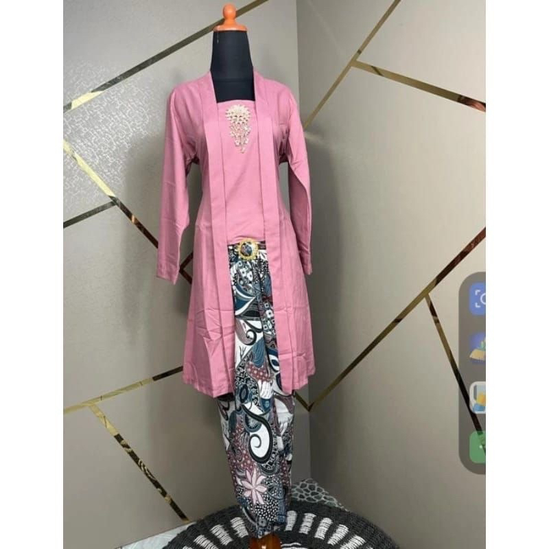 Nozamstore~Kebaya Tunik Kutubaru Modern/kebaya muslimah/kebaya tradisional/kebaya murah/kebaya