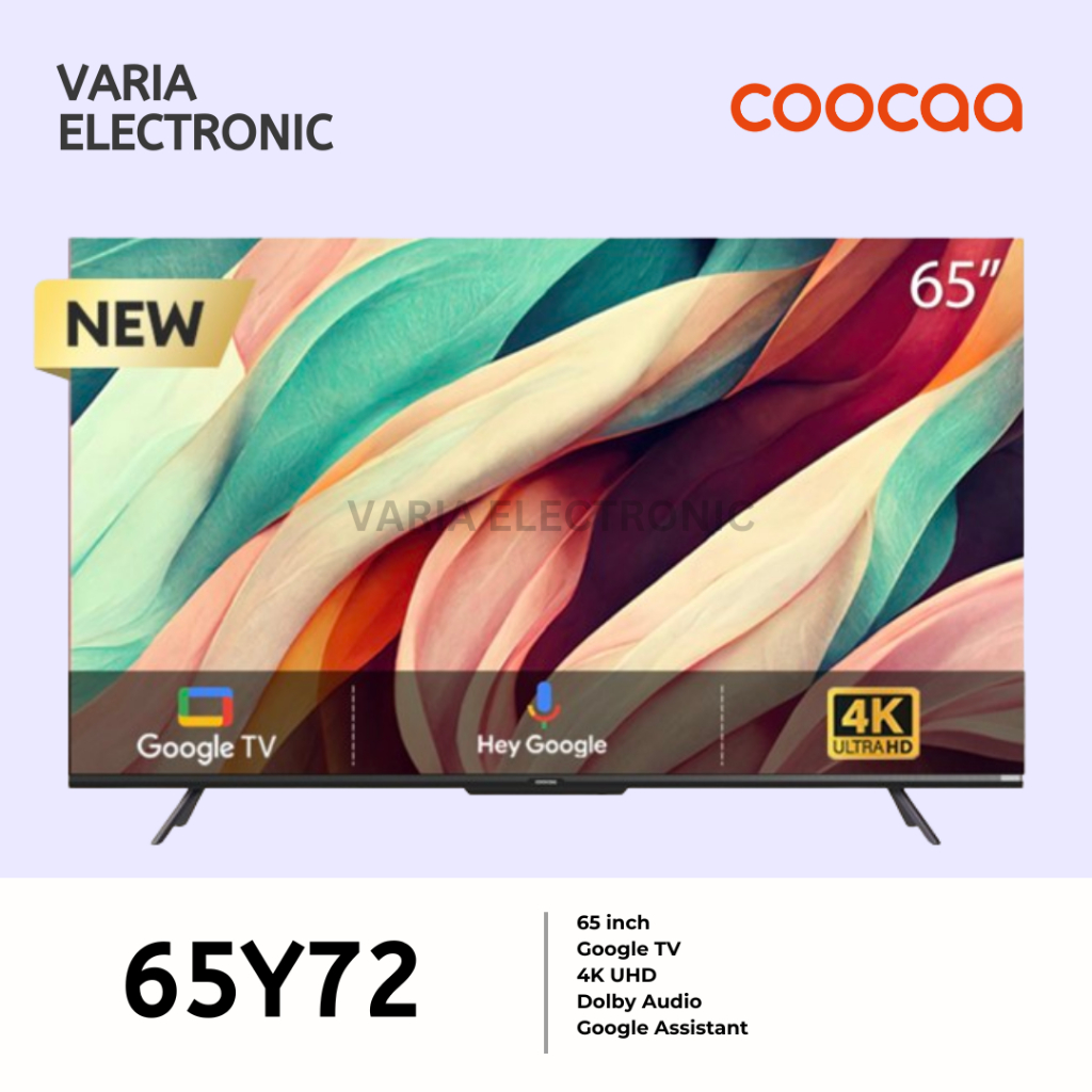 LED TV COOCAA 65 Inch 65Y72 4K UHD Google TV