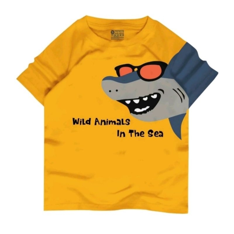 Kaos dostro anak dino hijau mint baju anak laki-laki dan perempuan