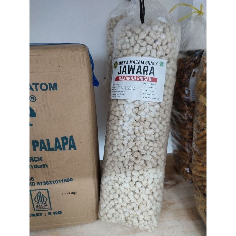 

Aneka Cemilan Jawara Pilus Rasa Original 1 Bal Isi 2 KG