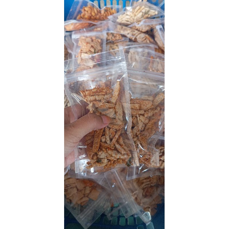 

paket 5pcs basreng pedas daun jeruk+adm