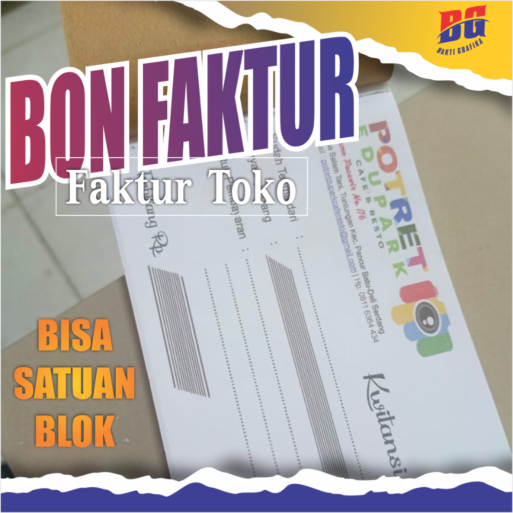 

Bon Faktur Bon Toko Faktur Toko Bon Ncr Bahan Ncr Karcis Faktur Gudang Bon Kedai Bon Expedisi Bon Faktur Toko