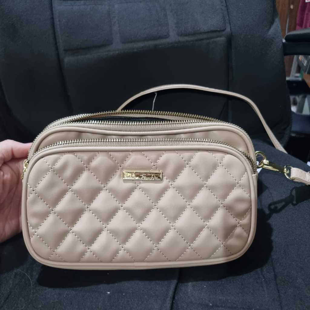 Tas Carla Faustini Authentic Original Camera Bag Mini Shoulder Bag Wanita Preloved Original Like New