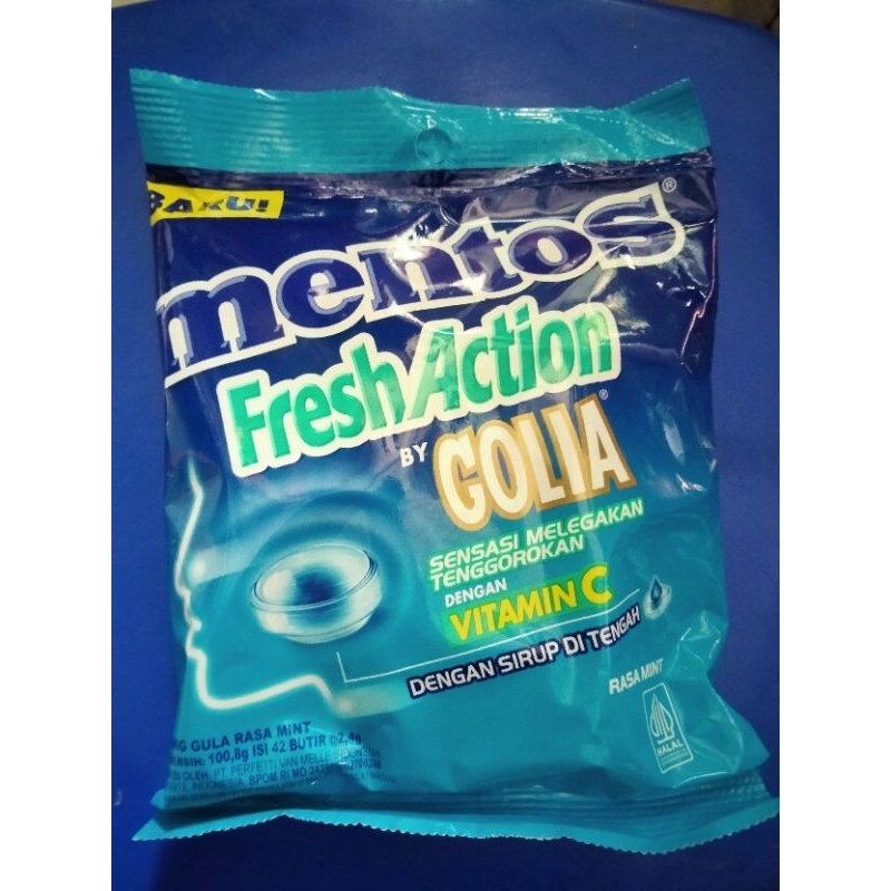 

Permen Mentos Fresh Action Rasa Mint