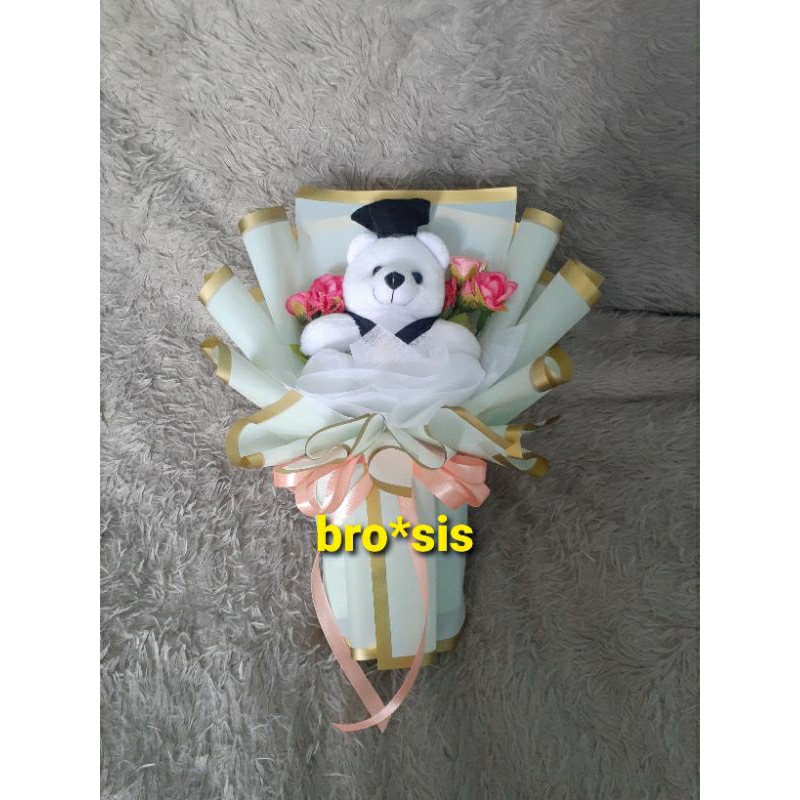 bucket wisuda,bucket boneka wisuda,bucket murah,bucket graduation