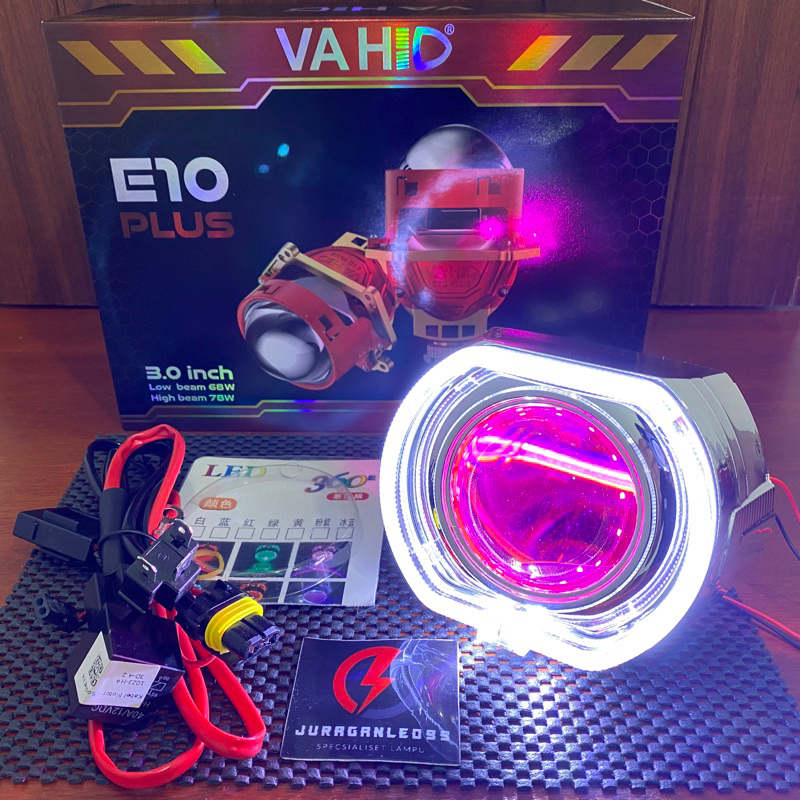 E10 Plus - Vahid 3 inch LED Projector Dual Core Surpass | Bi-LED  Vahid E10+ Super Hero Edition