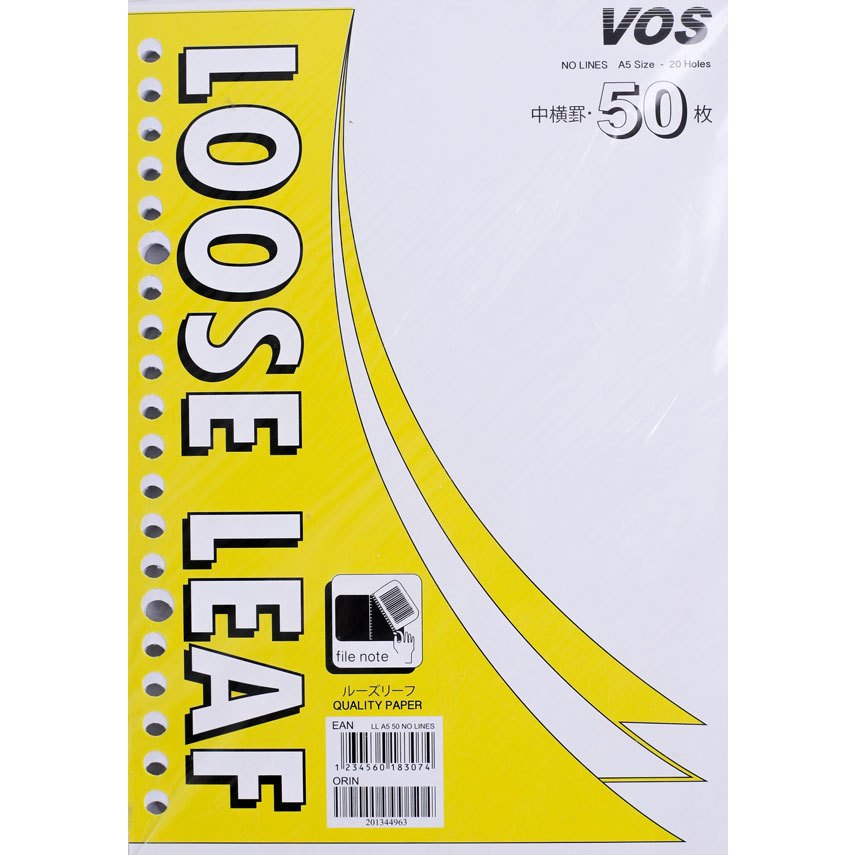 

Gramedia Dan Mogot-Vos Loose Leaf Polos A5-50