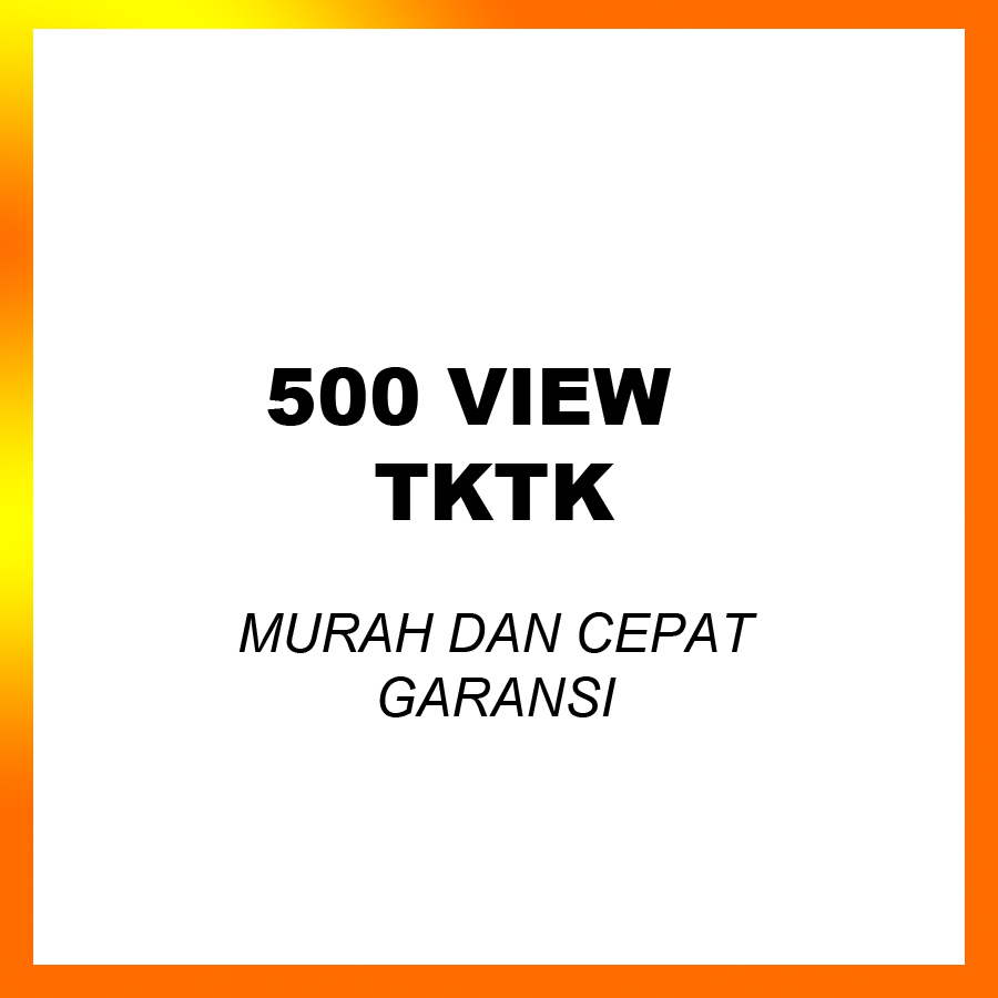 Sedang Promo View Tiktok FYP MURAH PROMO (Views Likes Like Tiktok Viral) For you page
