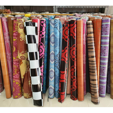 Karpet Lantai Plastik Vinyl Kayu Marmer Orchid Meteran Tebal Anti Air Lbr 122cm Murah di Makassar