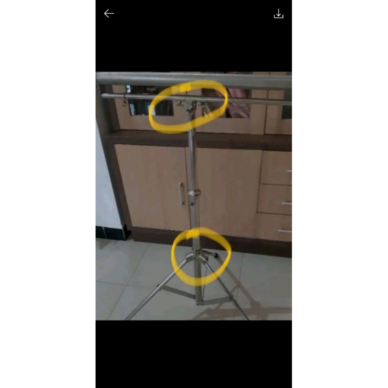 Baut untuk Tangkringan Tripod stanless