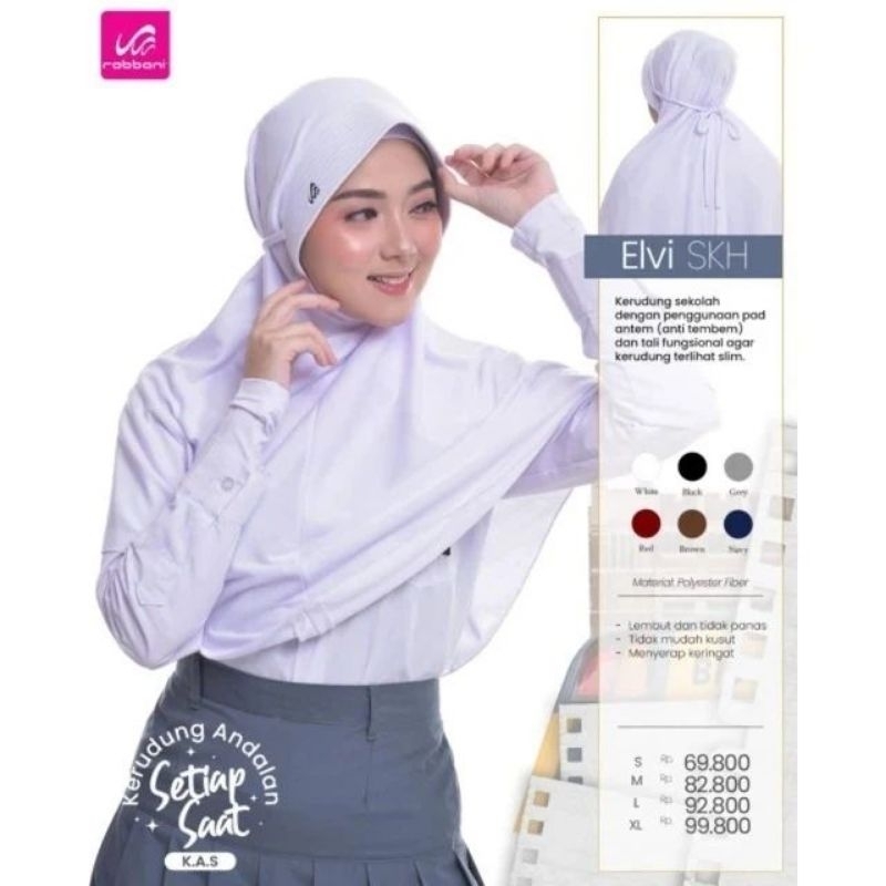 Rabbani-Kerudung Sekolah Instan Krd Elvi Skh