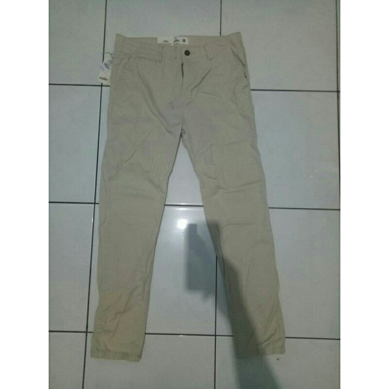 celana chino khaki slim fit (Cole)