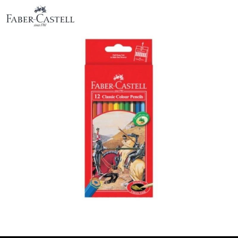 

PENCIL WARNA FABER CASTELL CLASIK 12 L (PANJANG)