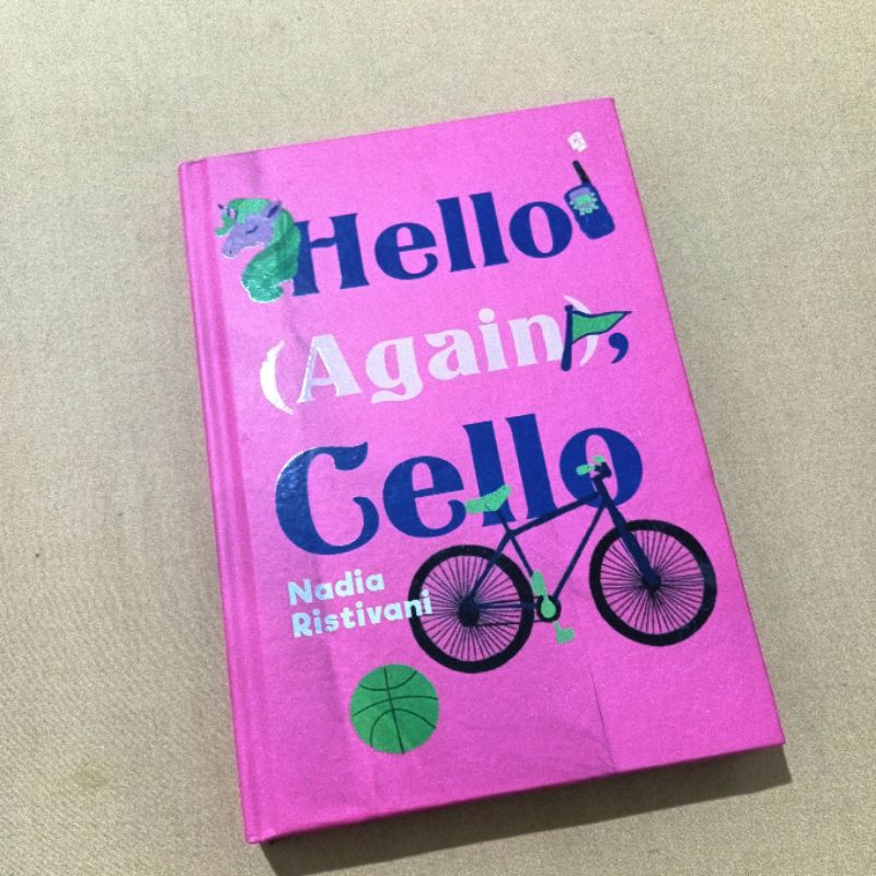 preloved novel hello (again) cello cover hc