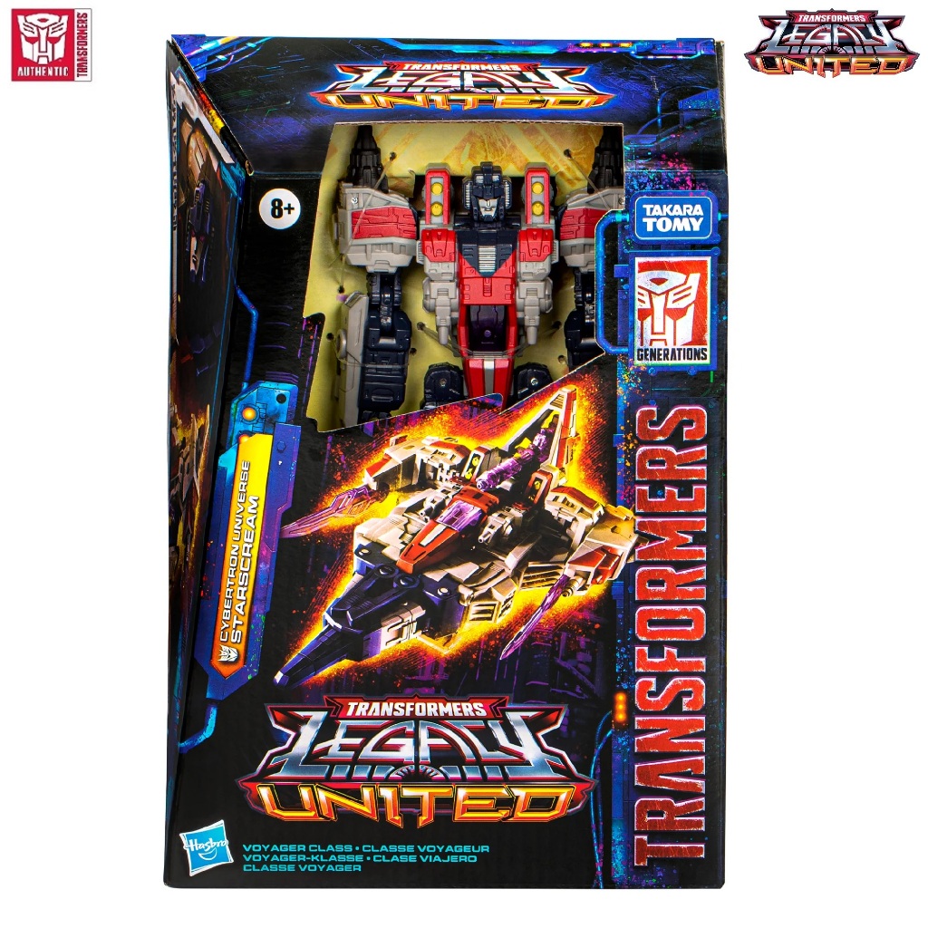 TRANSFORMERS Legacy United Voyager Cybertron Universe Starscream Figure TFOF8543
