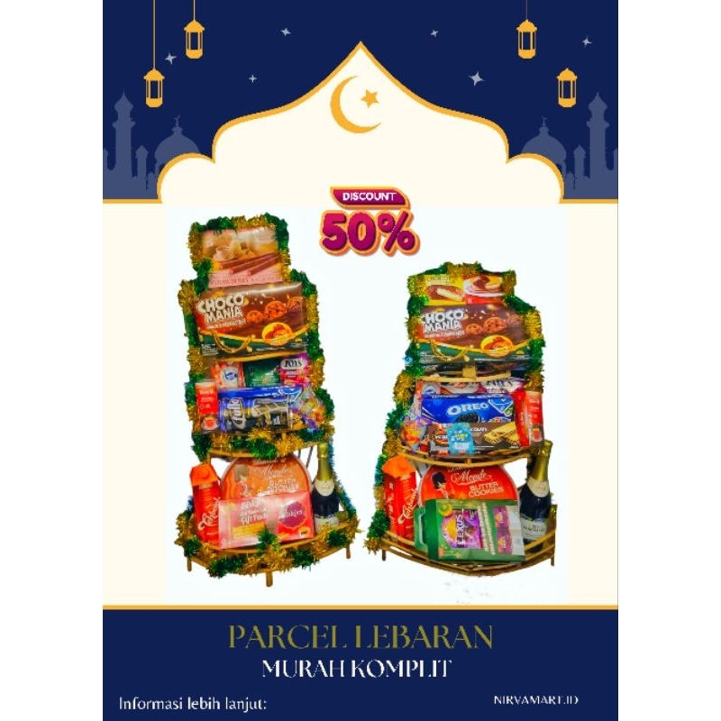 

PARCEL LEBARAN MURAH TINGKAT KOMPLIT INDAH MEWAH/PARSEL LEBARAN MEWAH