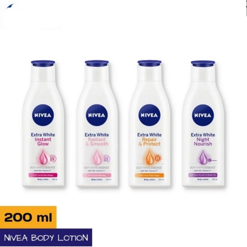 NF- NIVEA Body Lotion | 200ml |Repair Protect/ Radiant Smooth/ Instant Glow/ Night Nourish