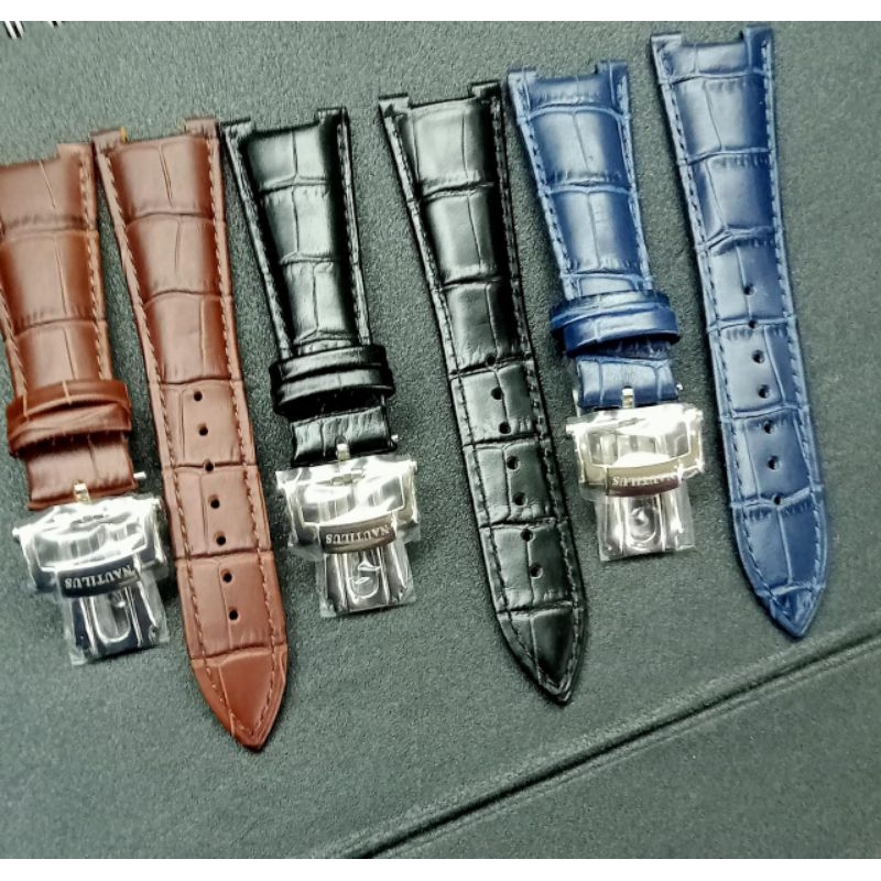 STRAP TALI JAM TANGAN KULIT PATEK PHILIPPE NAUTILUS KULIT PATEK PHILIPPE LEATHER