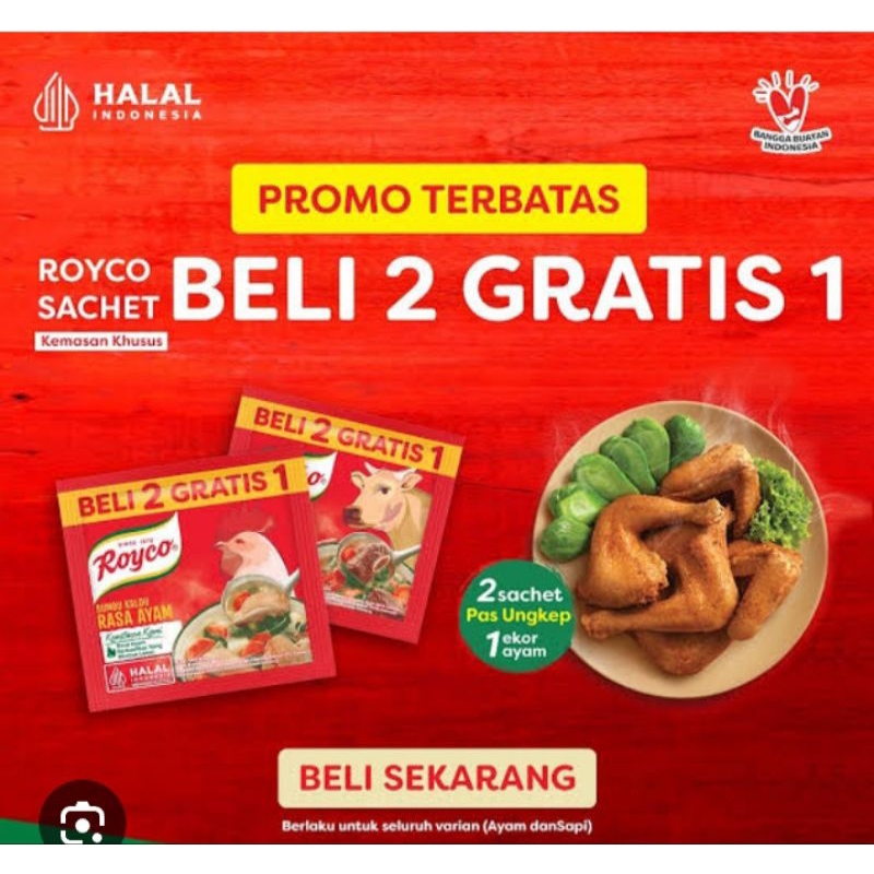 

ROYCOsachet ayam dan sapi