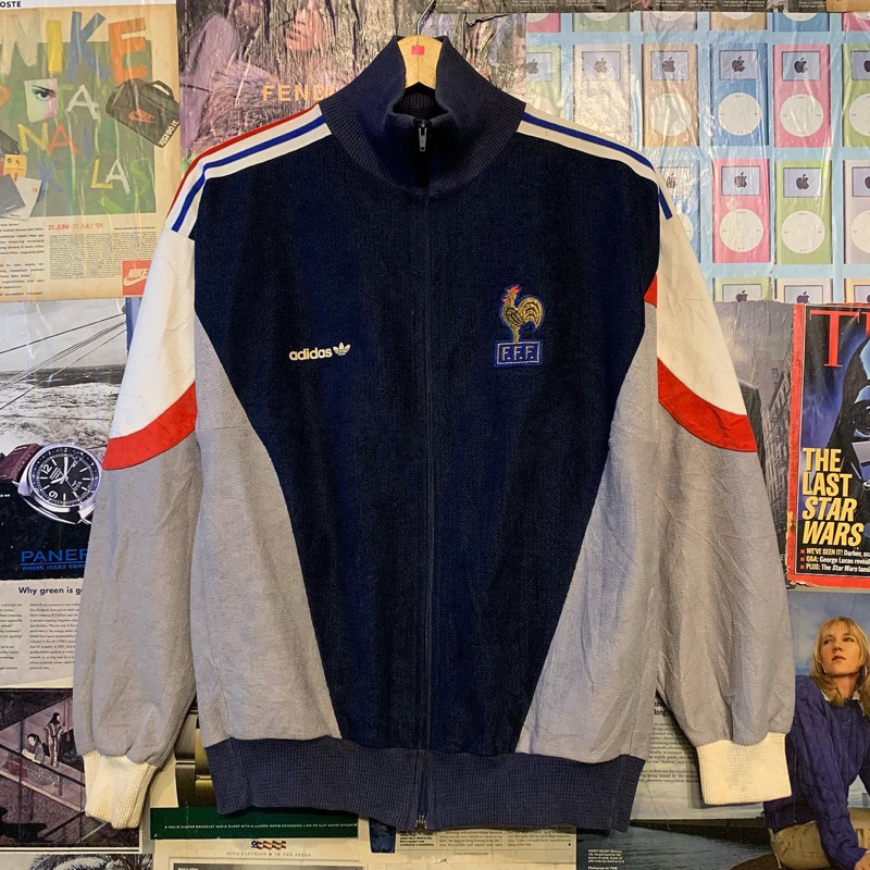 Tracktop Jacket Vintage Original Adidas France 1986-88