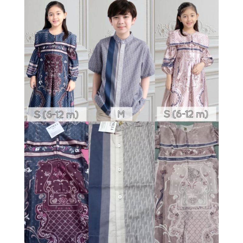 SALE DELAROSA SIGNATURE DRESS KIDS OSCAR S PINK S KOKO KIDS PERIWINKLE M by Vanilla Hijab VH