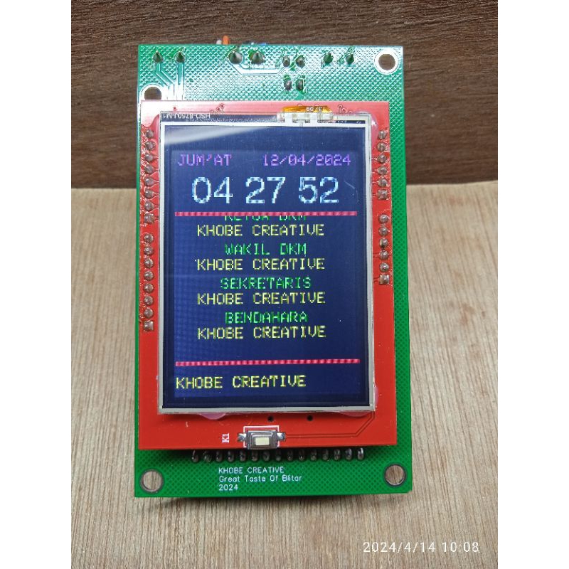 KIT JWS LCD TFT 2,4 inchi