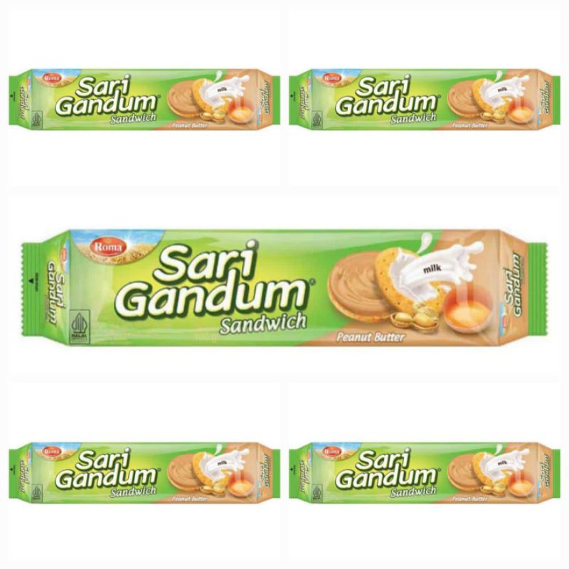 

Roma Sari Gandum Sandwich Peanut Butter 108 Gr