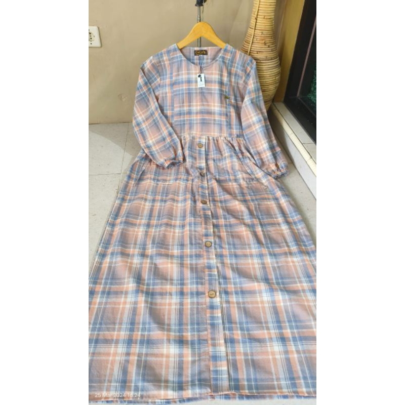 gamis katun triset