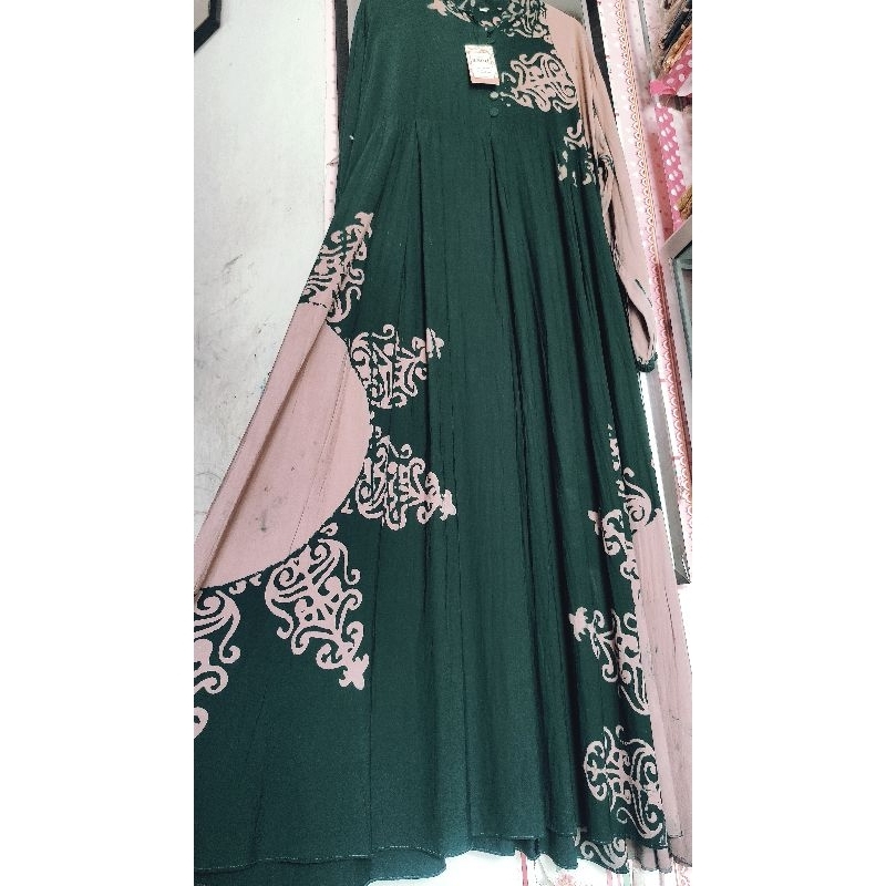 Gamis Twill ORI Pekalongan Terbaru Gamis Twill bahan ori Twill gamis ori twill aksara jawa  ukuran J