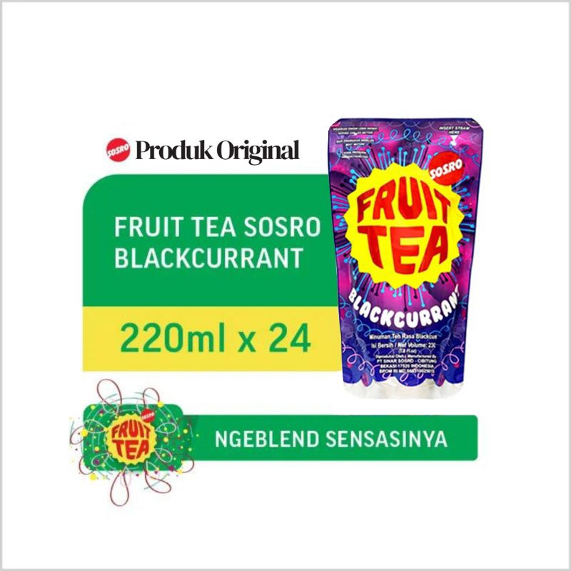 

Fruit Tea Pouch Black Currant 220 ML