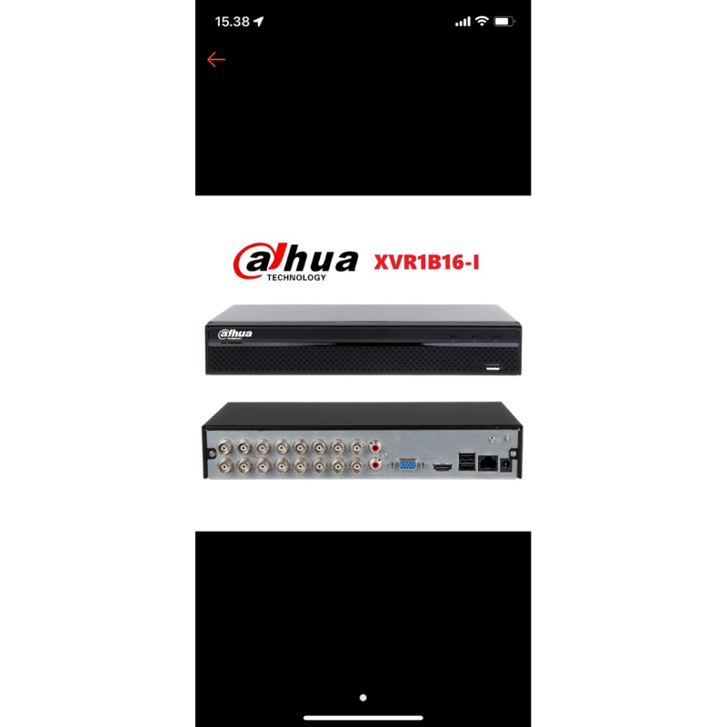 dvr xvr cooper dahua 16ch 2MP 1B16