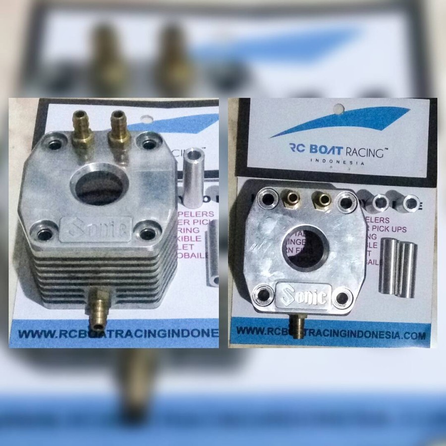 Sonic Water Jacket Zenoah 26cc - 30cc Rcboat Kapal Rc