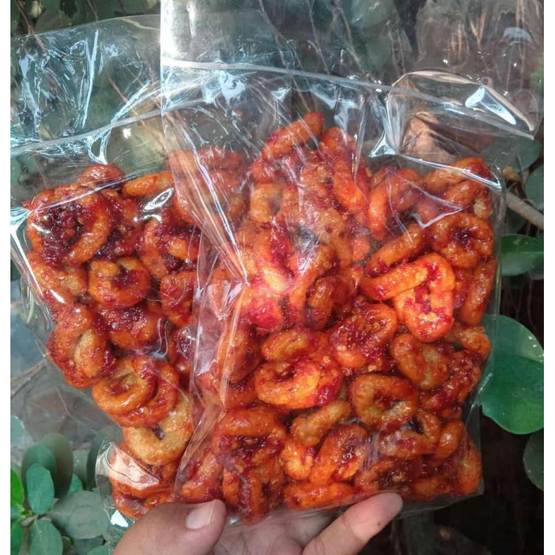 

1kg kemas 250gr slondok pedas manis/srendel pedas manis/lanting pedas manis/alen alen pedas manis camilan klethikan