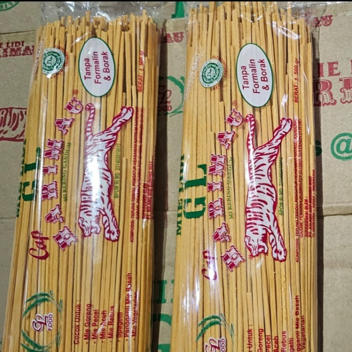 

Mie Lidi/ Mie gomak Cap Harimau 500gr