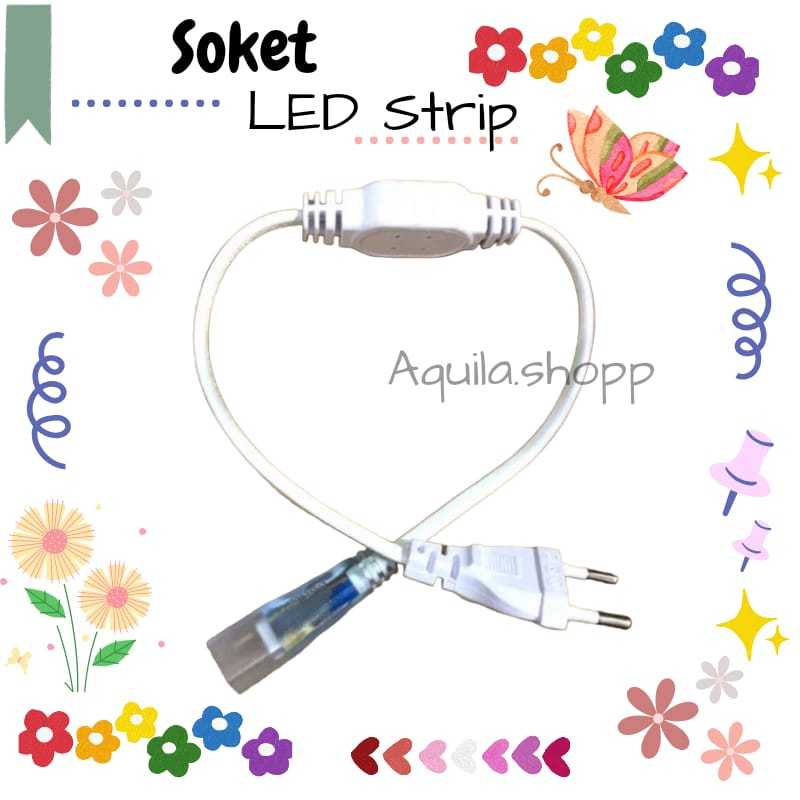 Soket / Adaptor Lampu LED Strip