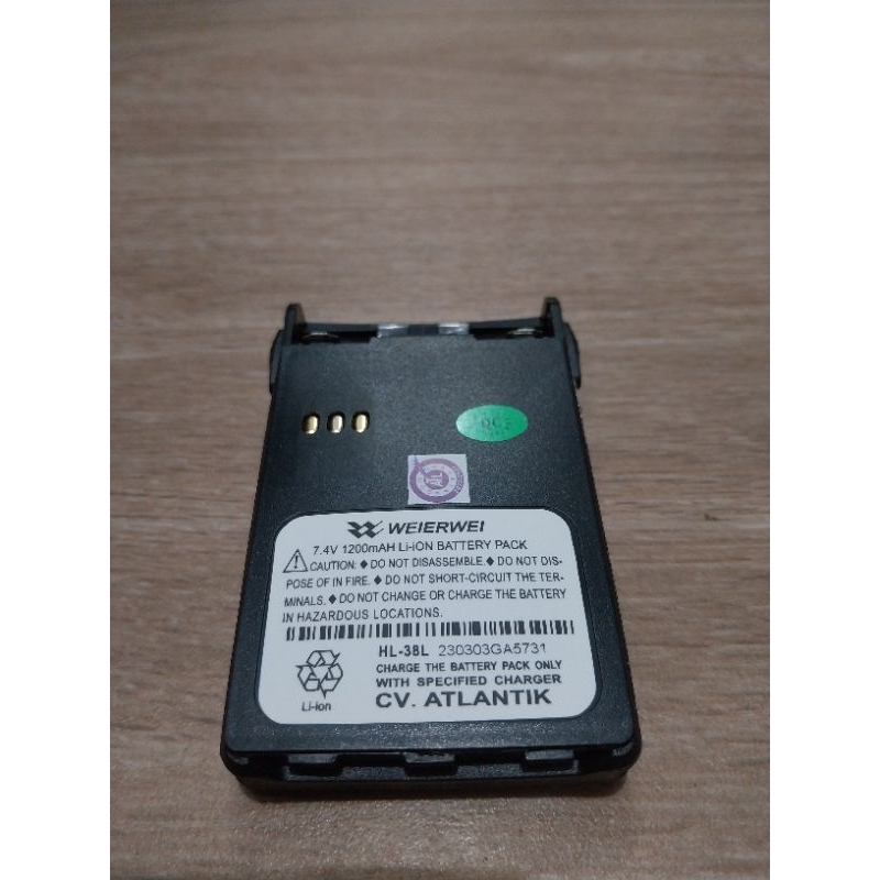 baterai ht model HL-38L buat weirwei 3288s verxion 3288D 3388D SUICOM SH135 WALKIE TALKIE