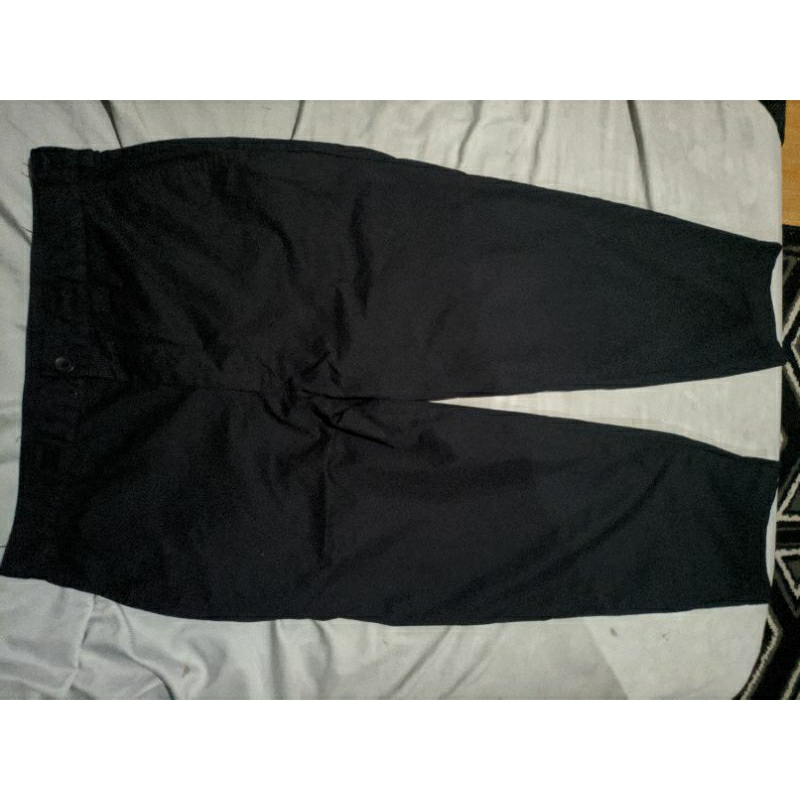 Uniqlo Shibuya Chino Black Ankle Pants Rare