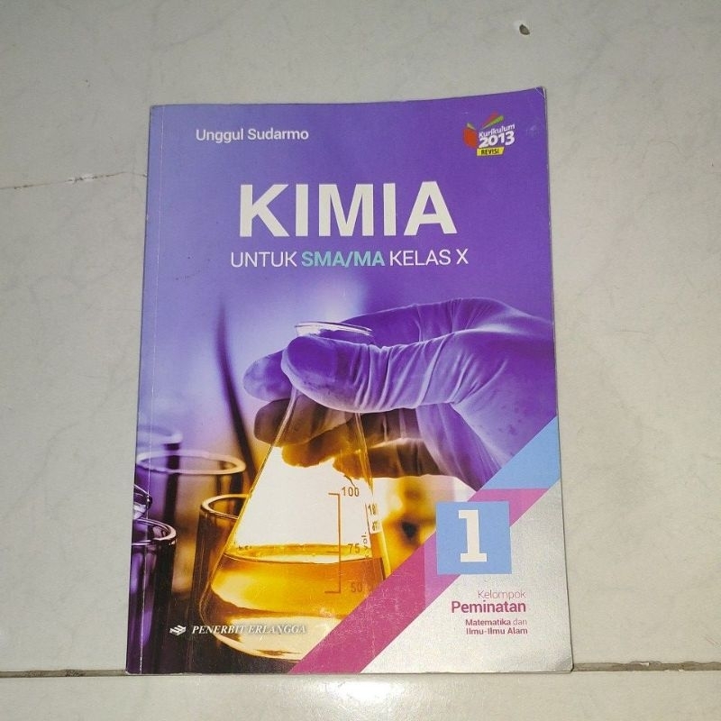 

Buku Kimia Kelas X Peminatan Penerbit Erlangga