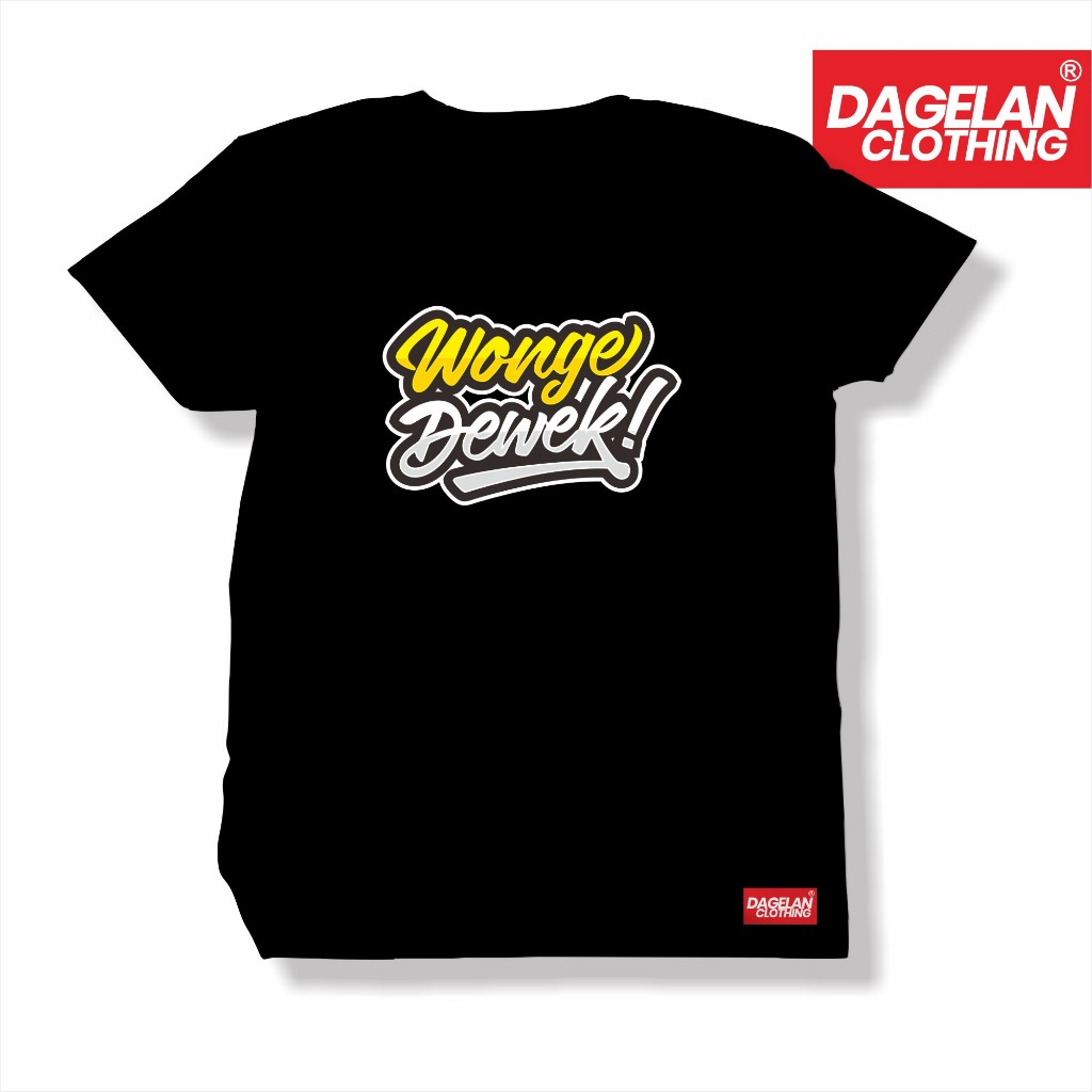 Kaos Ngapak Wonge Dewek  Dagelan Clothing Kaos Distro Kata Jawa Viral Katun Hitam