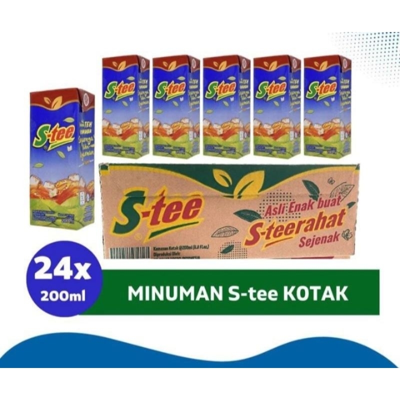 

Teh Kotak Stee Sosro Harga Per Dus, 1 Dus isi 24 pcs @200ml