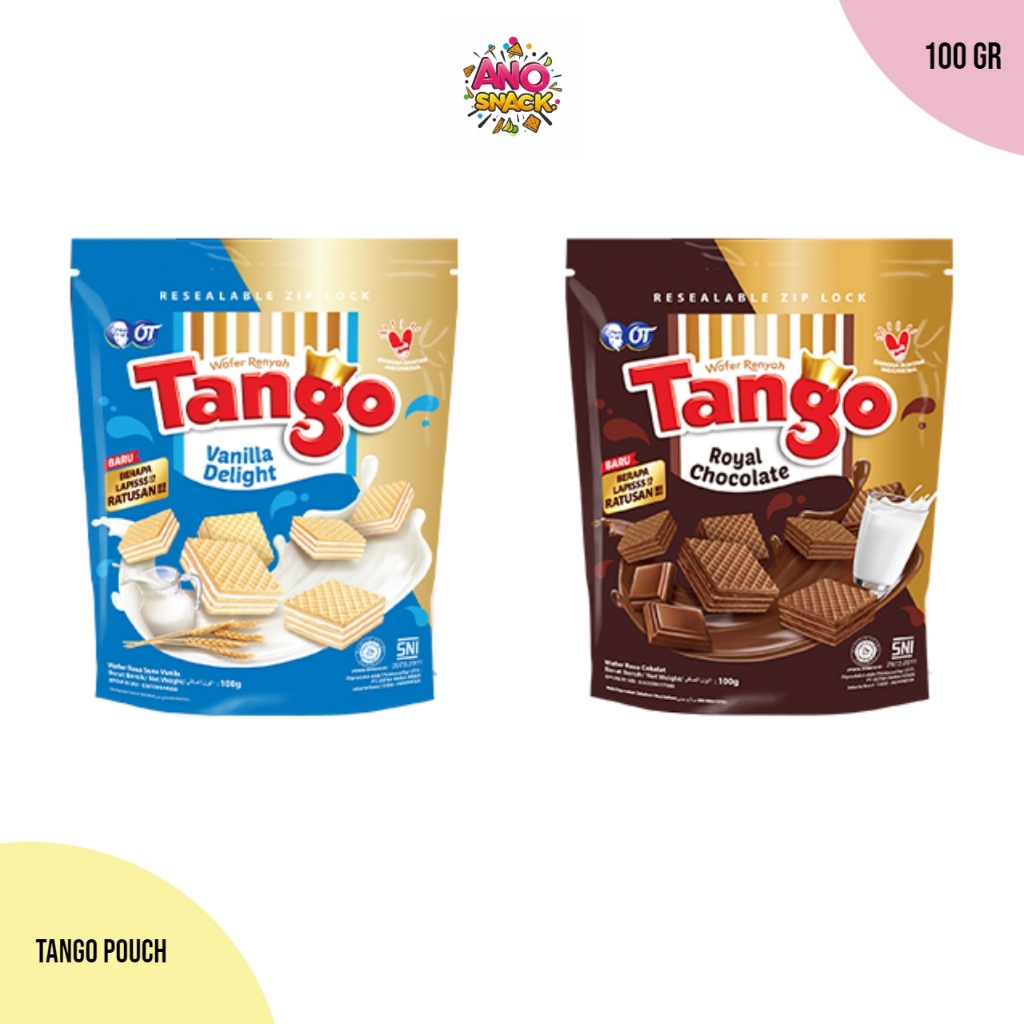 

TANGO WAFER POUCH CHOCOLATE & VANILLA