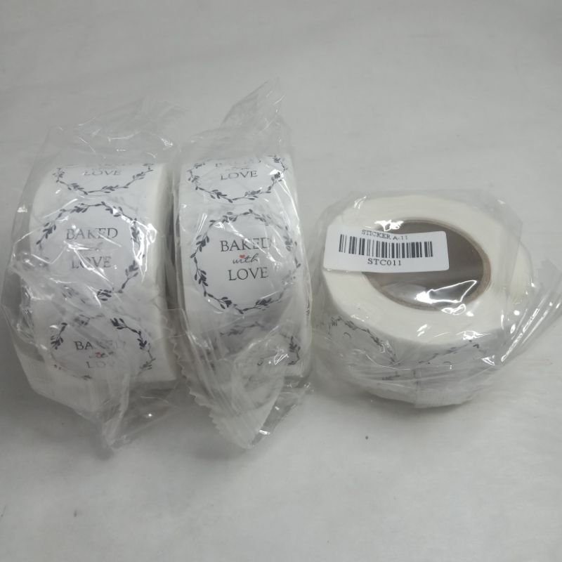 

[ 500 pcs ] stiker/ sticker Thank You kode STC011