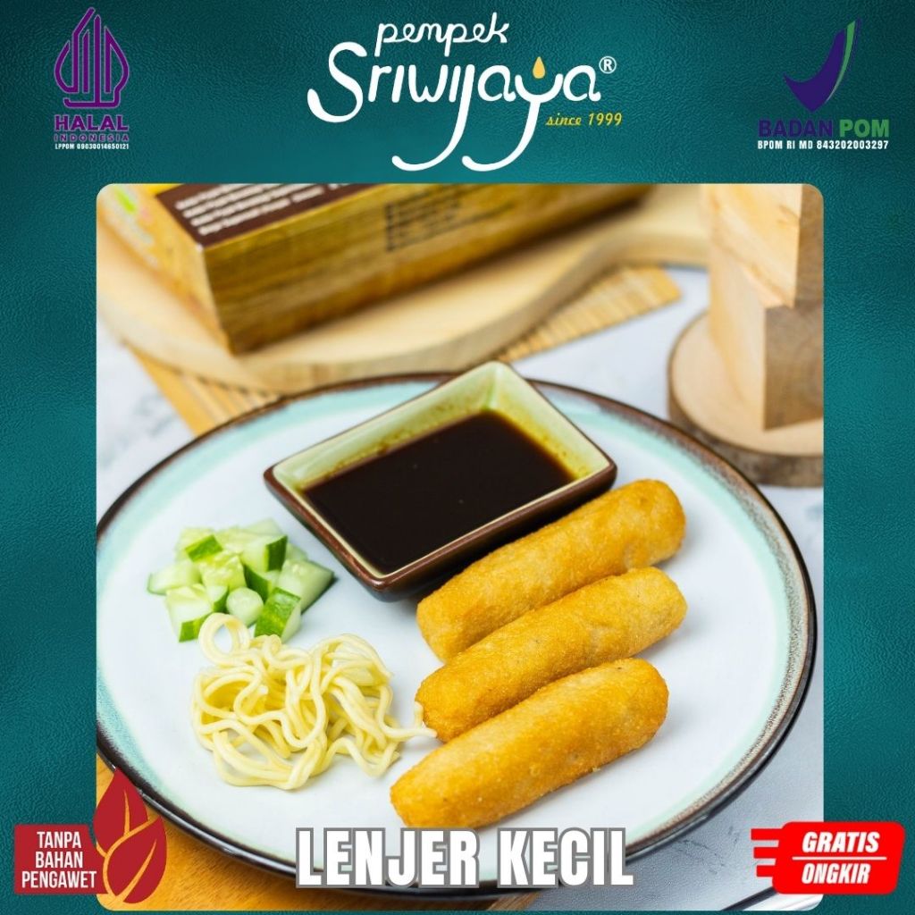 

Pempek Sriwijaya Lenjer Mini 15 Pcs