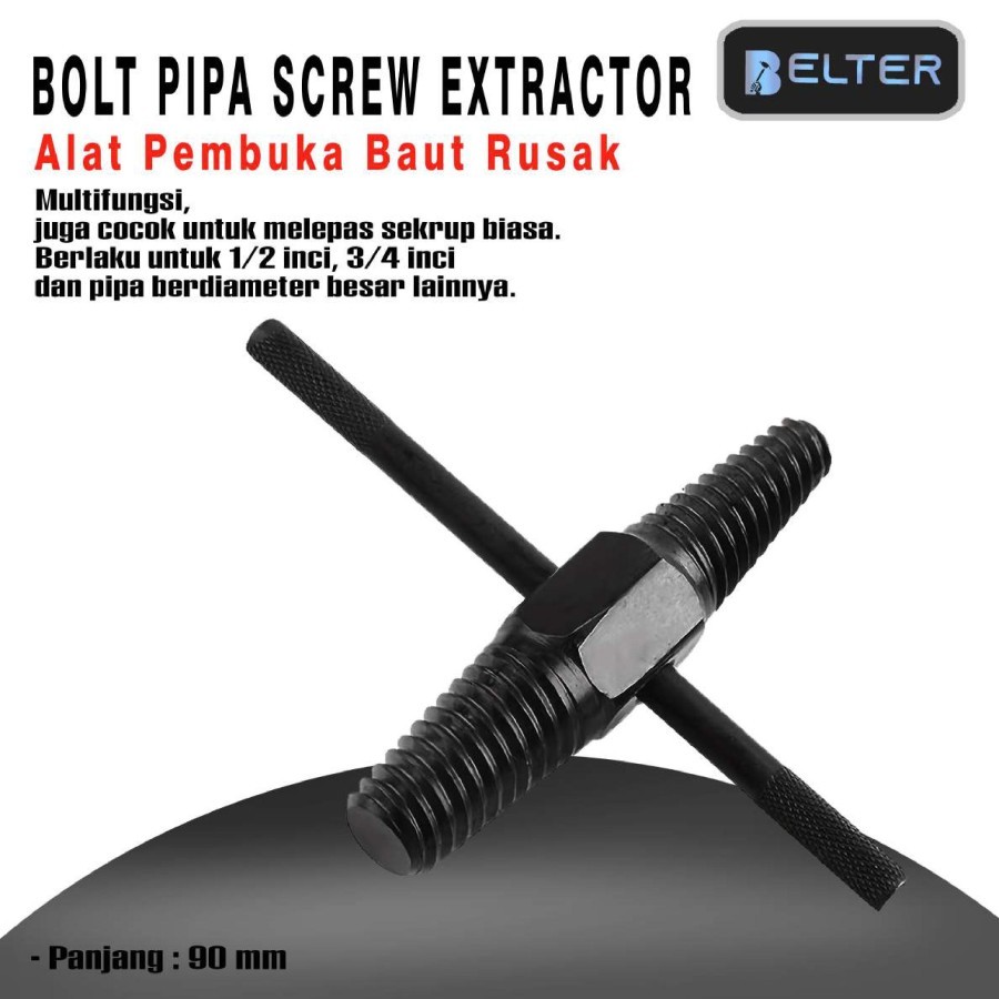 Alat buka kran keran patah 1/2 " 3/4 Tap balik pembuka baut patah / Alat buka kran air patah