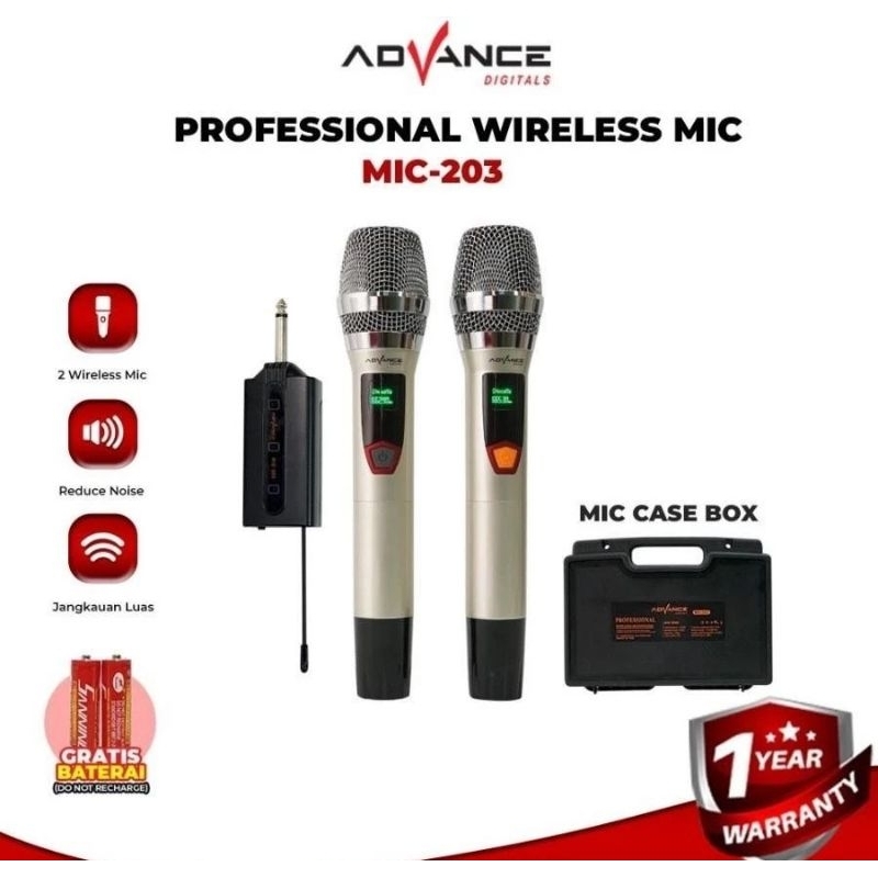 mic wireless advance MIC-203