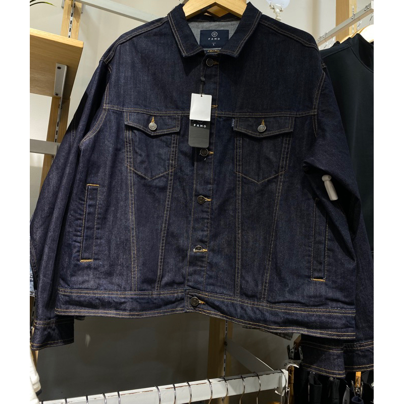 jaket jeans famo pria 73844883