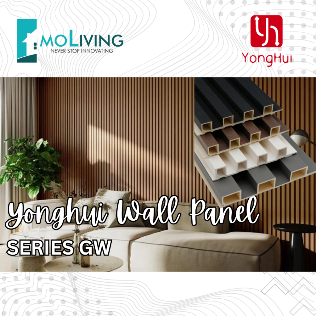 Panel WPC Dinding Series GW - YONGHUI PANEL - Wall Panel Kayu PVC